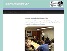 Tablet Screenshot of familyenrichmentusa.org